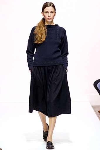 Margaret Howell, Fall/Winter 2012. London Fashion Week 2012. [Photo by Ian Gavan/Getty Images]