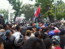 Demo BBM Marak, Lalin Jakarta Lengang Sampai 60 Persen