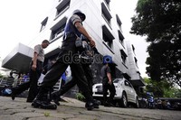 Tim Gegana tiba di LBH Jakarta sekitar pukul 13.30 WIB.
