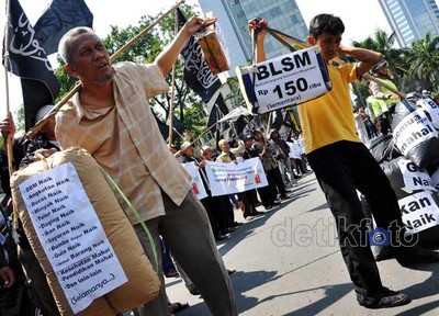 HTI Ikut Demo Tolak Kenaikan BBM