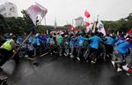 Dipukul Mundur, Mahasiswa Tunggang Langgang
