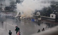 Bentrokan terjadi di depan Kostrad di Gambir