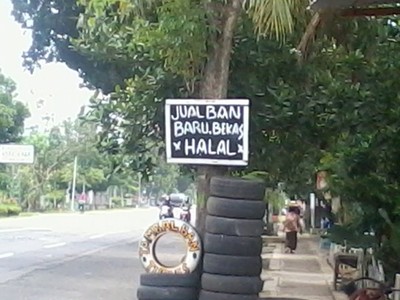 Tambal Ban Berlabel Halal