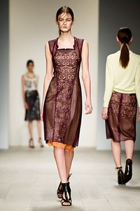 Marios Schwab, Fall/Winter 2012. London Fashion Week 2012. [Photo by Ian Gavan/Getty Images]