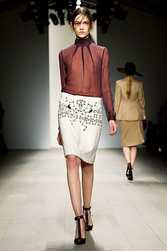 Marios Schwab, Fall/Winter 2012. London Fashion Week 2012. [Photo by Ian Gavan/Getty Images]