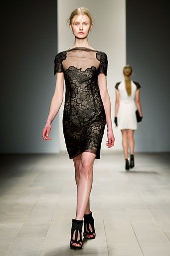 Marios Schwab, Fall/Winter 2012. London Fashion Week 2012. [Photo by Ian Gavan/Getty Images]