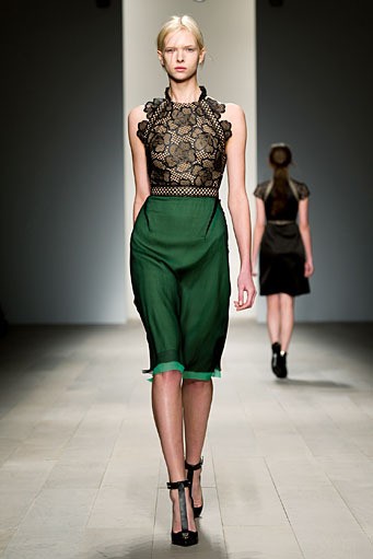 Marios Schwab, Fall/Winter 2012. London Fashion Week 2012. [Photo by Ian Gavan/Getty Images]