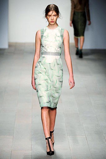 Marios Schwab, Fall/Winter 2012. London Fashion Week 2012. [Photo by Ian Gavan/Getty Images]