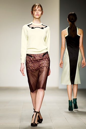 Marios Schwab, Fall/Winter 2012. London Fashion Week 2012. [Photo by Ian Gavan/Getty Images]