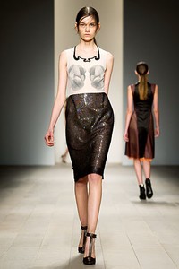 Marios Schwab, Fall/Winter 2012. London Fashion Week 2012. [Photo by Ian Gavan/Getty Images]