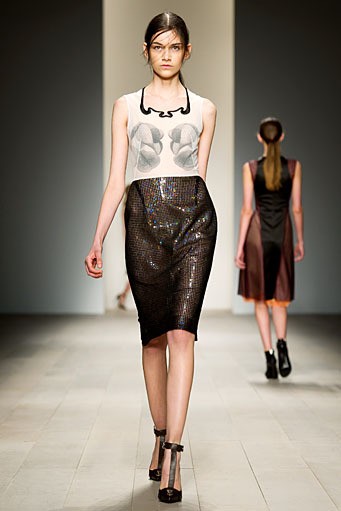 Marios Schwab, Fall/Winter 2012. London Fashion Week 2012. [Photo by Ian Gavan/Getty Images]