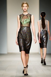 Marios Schwab, Fall/Winter 2012. London Fashion Week 2012. [Photo by Ian Gavan/Getty Images]