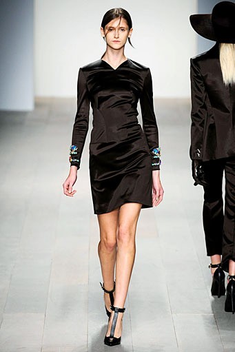 Marios Schwab, Fall/Winter 2012. London Fashion Week 2012. [Photo by Ian Gavan/Getty Images]