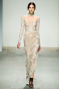 Marios Schwab, Fall/Winter 2012. London Fashion Week 2012. [Photo by Ian Gavan/Getty Images]