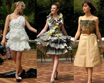 Buat Gaun Dari Kertas Anak 12 Tahun Menang Kontes Desain