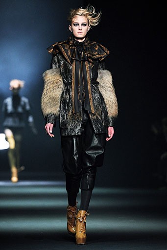 John Galliano. Fall/Winter 2012. Paris Fashion Week 2012. [Photo by Pascal Le Segretain/Getty Images]