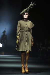 John Galliano. Fall/Winter 2012. Paris Fashion Week 2012. [Photo by Pascal Le Segretain/Getty Images]