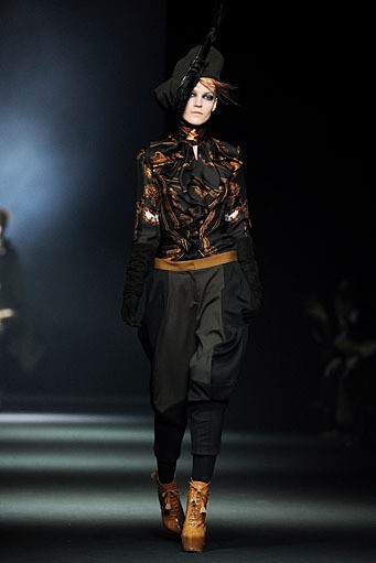 John Galliano. Fall/Winter 2012. Paris Fashion Week 2012. [Photo by Pascal Le Segretain/Getty Images]