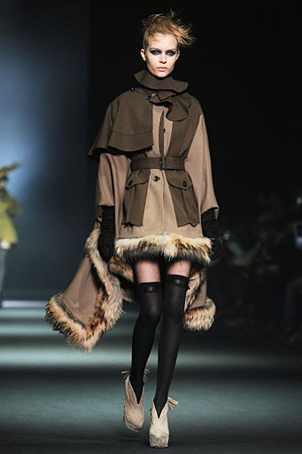 John Galliano. Fall/Winter 2012. Paris Fashion Week 2012. [Photo by Pascal Le Segretain/Getty Images]