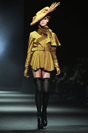 John Galliano. Fall/Winter 2012. Paris Fashion Week 2012. [Photo by Pascal Le Segretain/Getty Images]