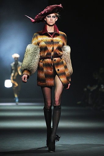 John Galliano. Fall/Winter 2012. Paris Fashion Week 2012. [Photo by Pascal Le Segretain/Getty Images]