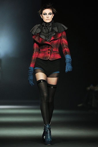John Galliano. Fall/Winter 2012. Paris Fashion Week 2012. [Photo by Pascal Le Segretain/Getty Images]
