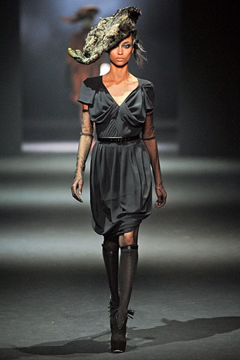 John Galliano. Fall/Winter 2012. Paris Fashion Week 2012. [Photo by Pascal Le Segretain/Getty Images]