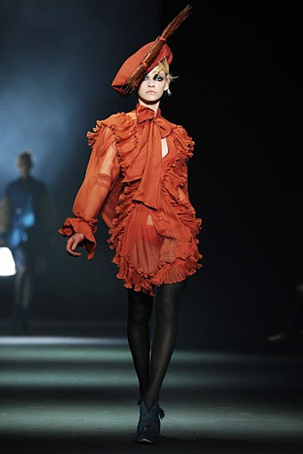 John Galliano. Fall/Winter 2012. Paris Fashion Week 2012. [Photo by Pascal Le Segretain/Getty Images]