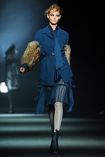 John Galliano. Fall/Winter 2012. Paris Fashion Week 2012. [Photo by Pascal Le Segretain/Getty Images]