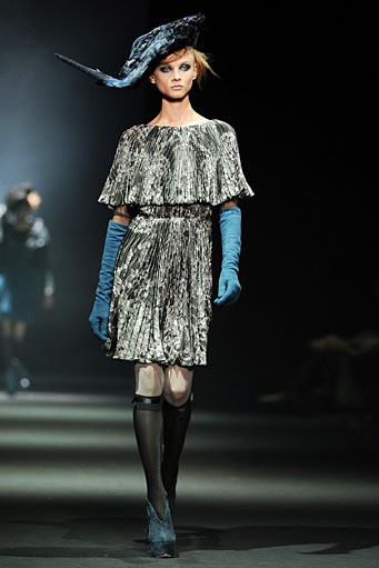 John Galliano. Fall/Winter 2012. Paris Fashion Week 2012. [Photo by Pascal Le Segretain/Getty Images]