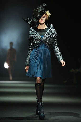 John Galliano. Fall/Winter 2012. Paris Fashion Week 2012. [Photo by Pascal Le Segretain/Getty Images]