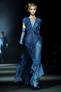 John Galliano. Fall/Winter 2012. Paris Fashion Week 2012. [Photo by Pascal Le Segretain/Getty Images]