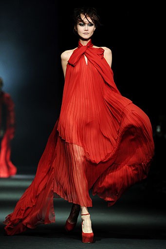 John Galliano. Fall/Winter 2012. Paris Fashion Week 2012. [Photo by Pascal Le Segretain/Getty Images]