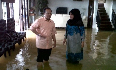 Rumah Hidayat Nur Wahid di Kemang Sudah Bersih dari Sisa Banjir