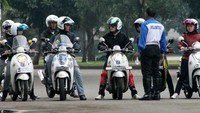 Sebanyak 230 anggota Scoodenttial mengikuti pelatihan ini. (Daniel  Morris Tambunan)