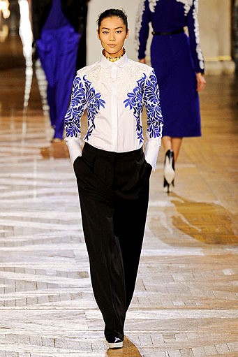 Stella McCartney. Fall/Winter 2012. Paris Fashion Week 2012. [Photo by Pascal Le Segretain/Getty Images]