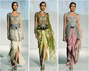 Peplum & Material Transparan, Tren Busana Pengantin 2012