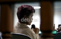 Miranda mengaku beberapa kali bertemu Nunun dalam kegiatan sosial, namun tidak ada pembicaraan serius dalam pertemuan itu. Ramses/detikcom.