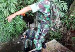 Ikut HUT TNI AU, Penerjun Nyungsep ke Kali
