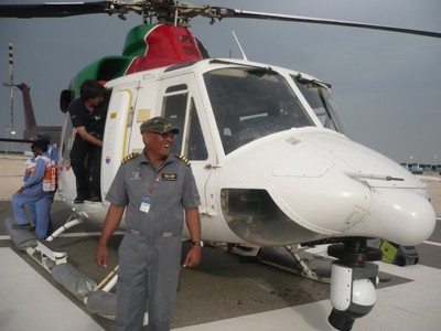 Pilot Helikopter MotoGP Qatar dari Indonesia