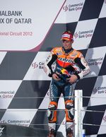 Selebrasi di Podium MotoGP Qatar