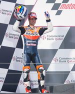 Selebrasi di Podium MotoGP Qatar