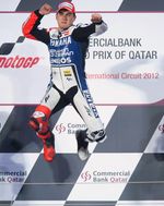 Selebrasi di Podium MotoGP Qatar