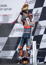 Selebrasi di Podium MotoGP Qatar