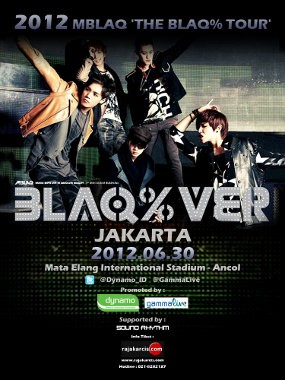 Tiket Konser MBLAQ di Jakarta Mulai Rp 500 Ribu