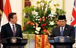 Presiden SBY Terima PM Inggris