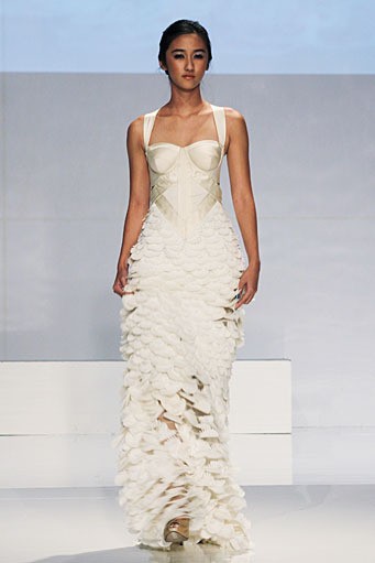 Jeffry Tan Special Celebration 2012 Collection. Bazaar Wedding Exhibition 2012 at The Ballroom Ritz-Carlton. Pacific Place. Jakarta. [Foto: Mohammad Abduh/Wolipop]