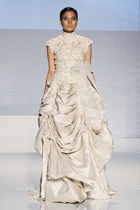 Jeffry Tan Special Celebration 2012 Collection. Bazaar Wedding Exhibition 2012 at The Ballroom Ritz-Carlton. Pacific Place. Jakarta. [Foto: Mohammad Abduh/Wolipop]