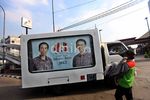 Poster Jokowi-Ahok Diarak Keliling Jakarta