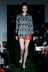 Didiet Maulana Tropical Painting. Ikat Indonesia Pour Homme. SCBD Lot. 14 Sudirman. Jakarta. [Fot: Mohammad Abduh/Wolipop]